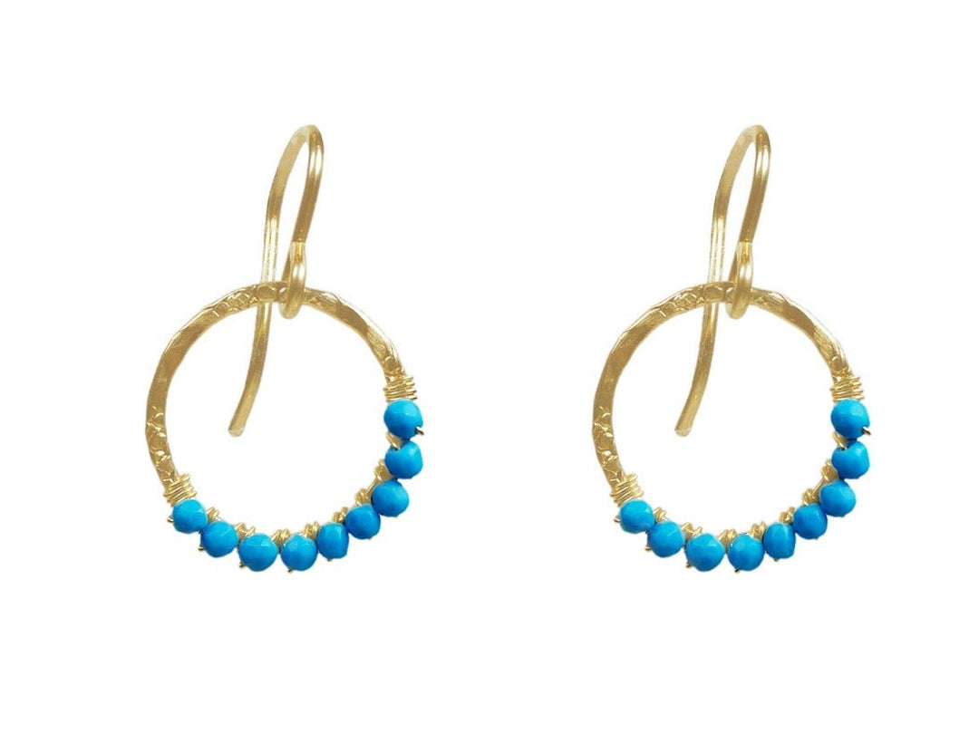 Turquoise Loop Earrings