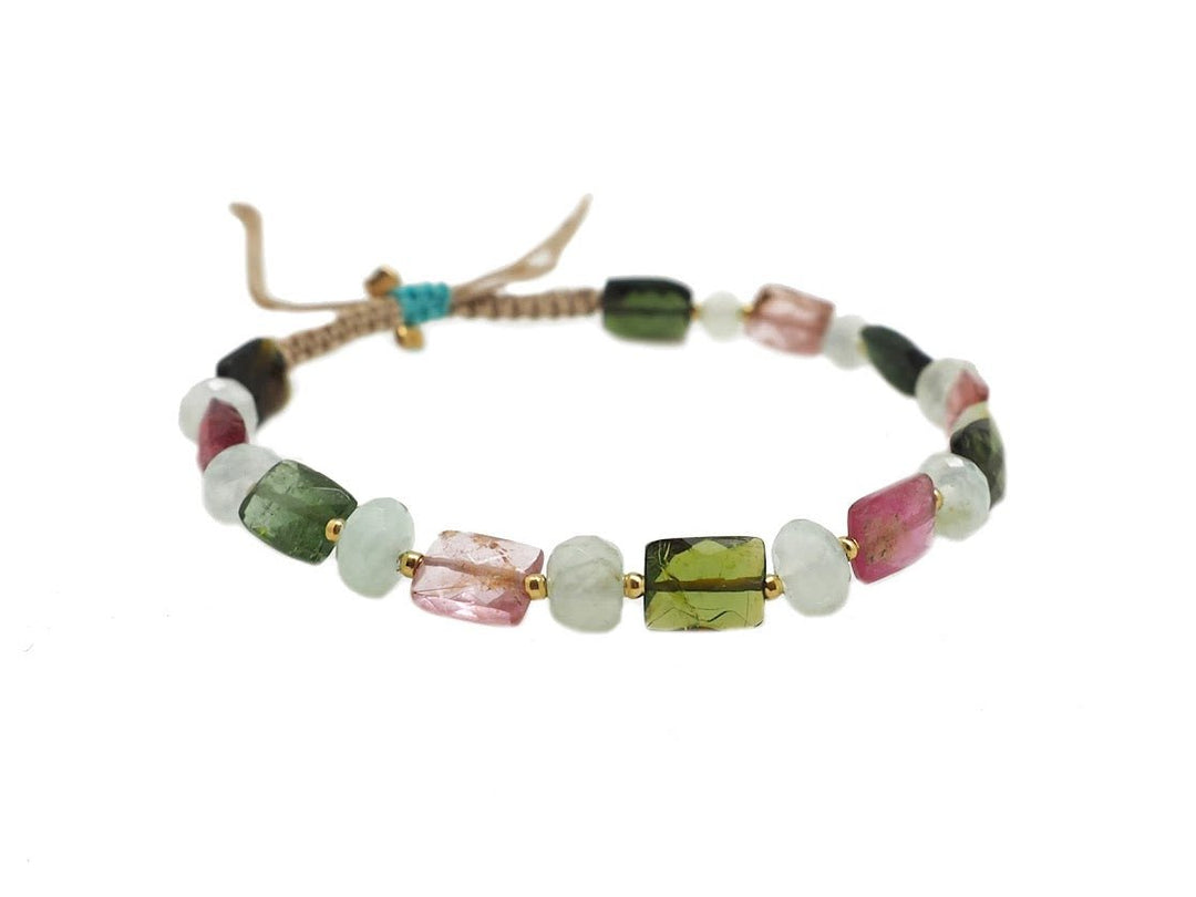 Green Opal and Tourmaline Bracelet