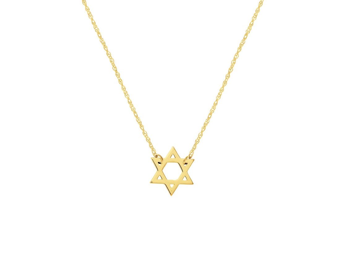 14k Star of David Necklace