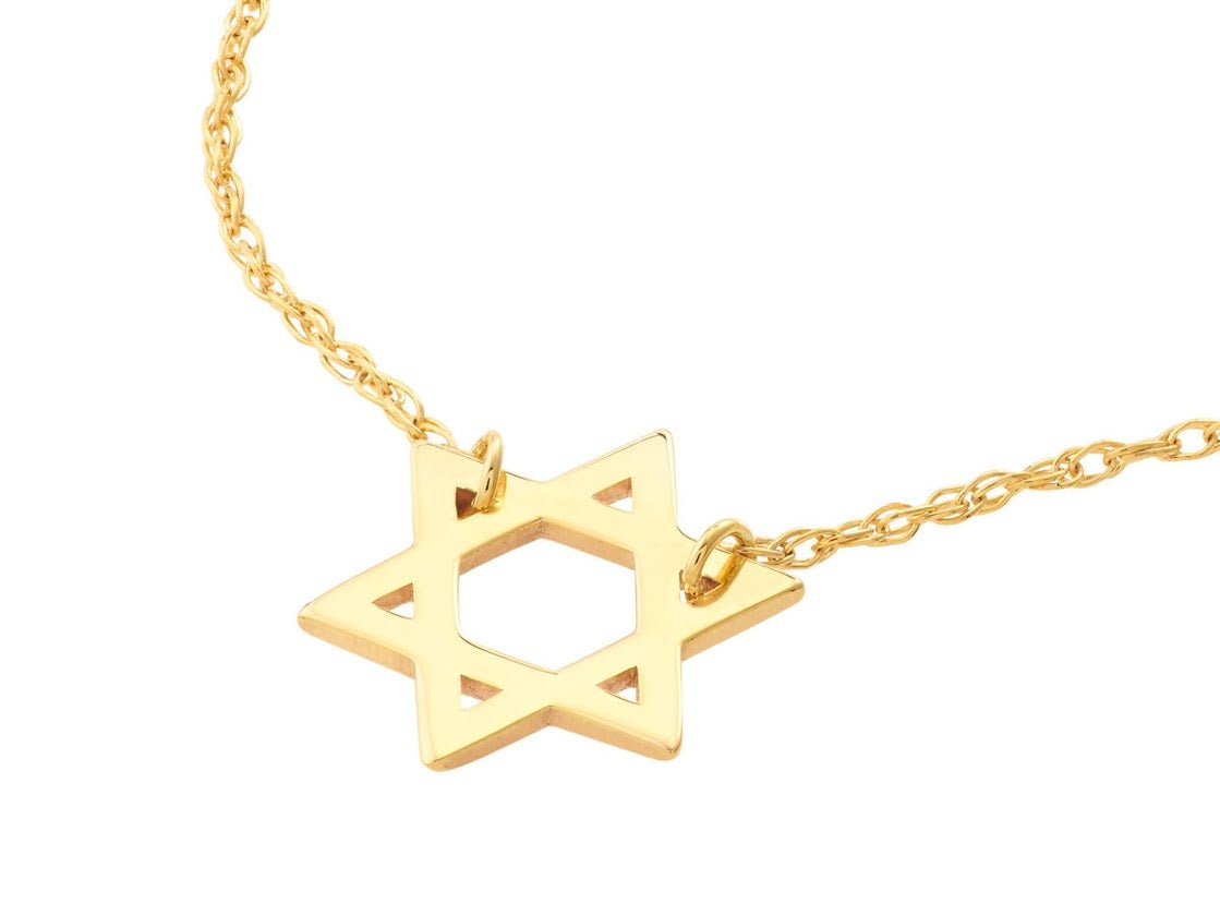 14k Star of David Necklace