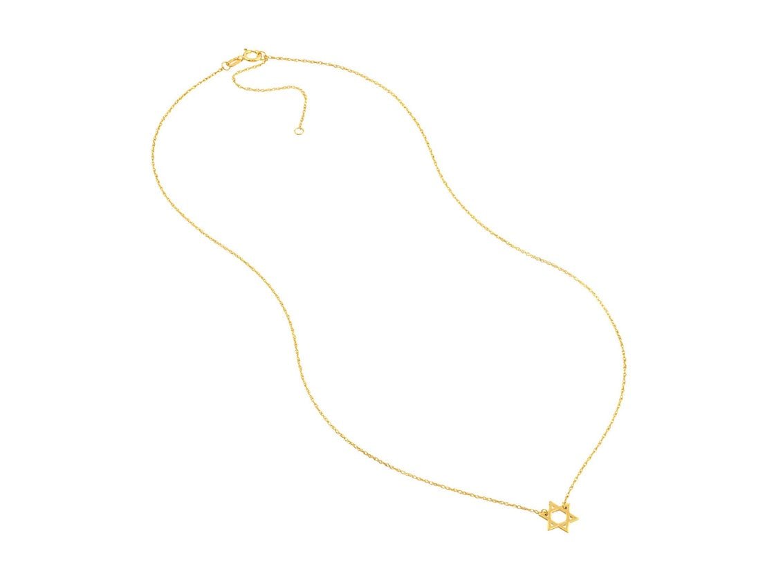 14k Star of David Necklace