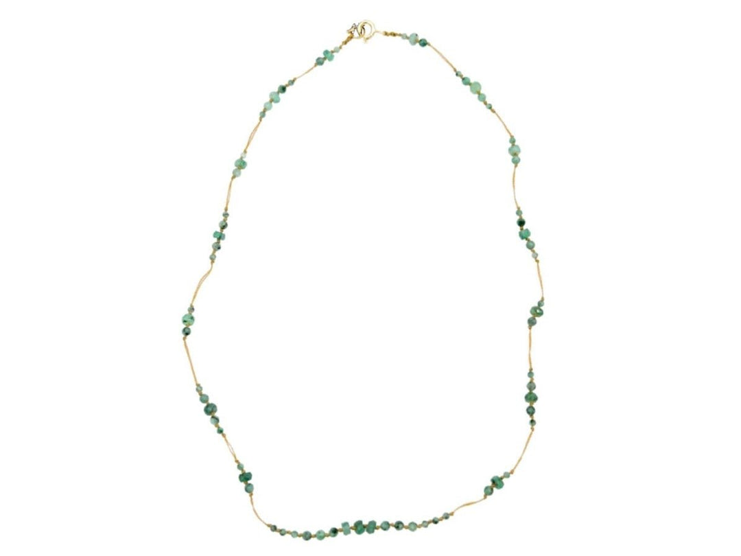 Emerald Beaded Necklace