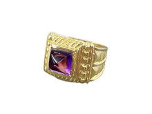 Load image into Gallery viewer, 14k 1980s Pink Amethyst Cabochon Ring
