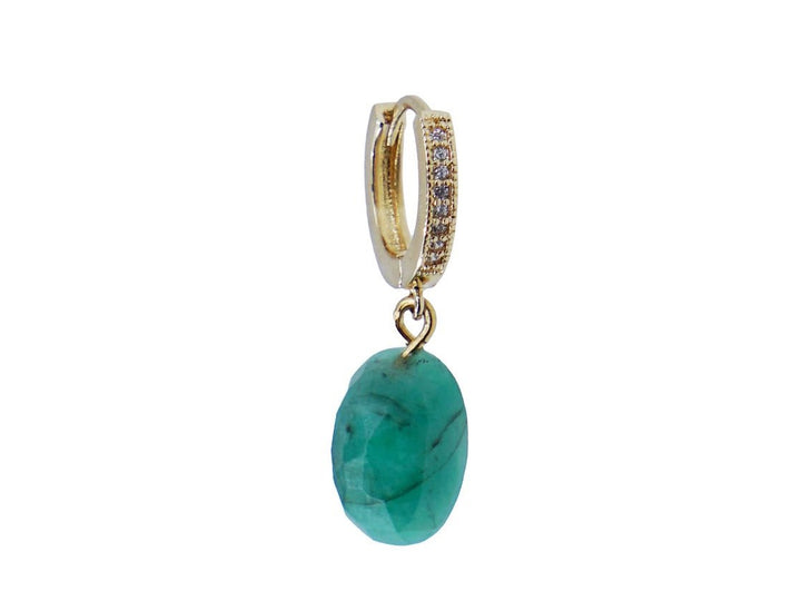 Emerald Drop Earring