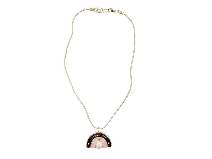 1970s Snake Chain with Rainbow Pendant