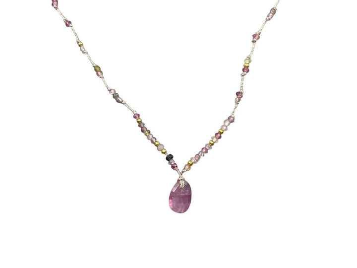 Tourmaline Thread Necklace