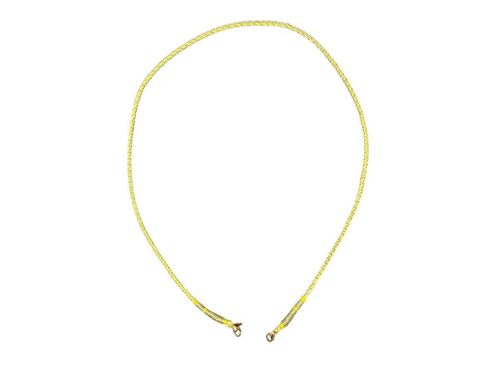 Yellow Braided Indian Cord