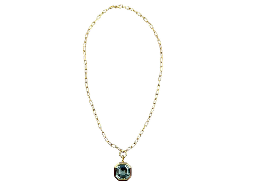 18k Prasiolite Necklace