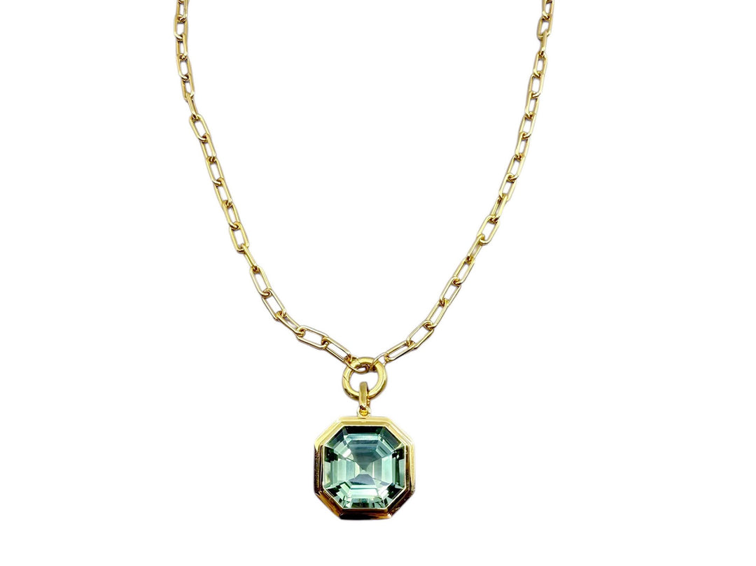 18k Prasiolite Necklace