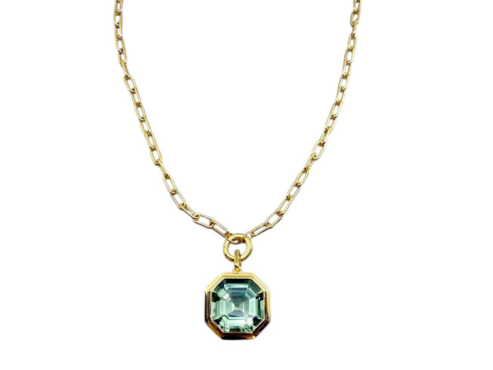 18k Prasiolite Necklace