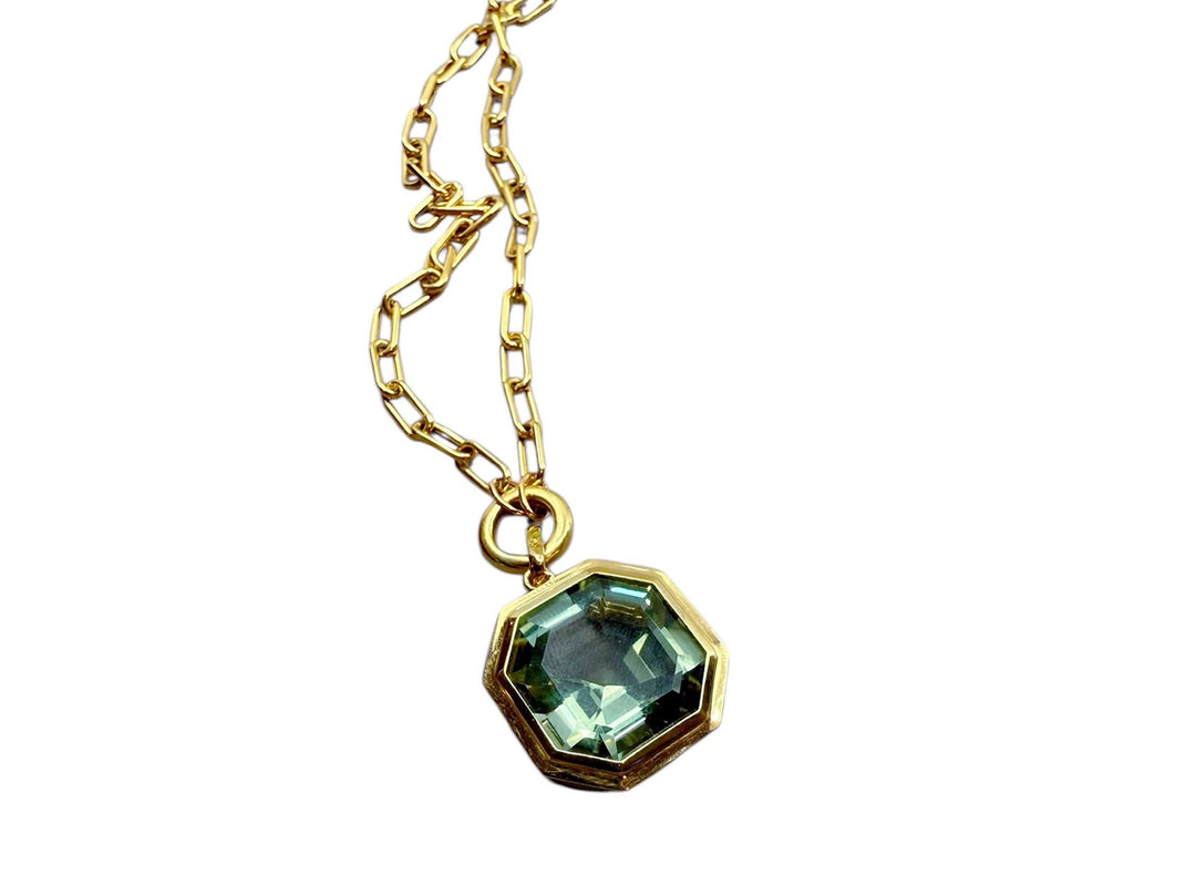 18k Prasiolite Necklace