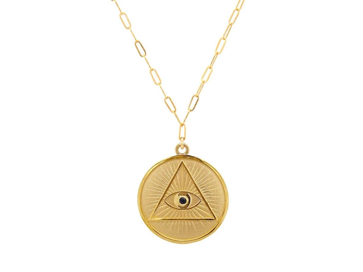 Illuminati Coin Necklace