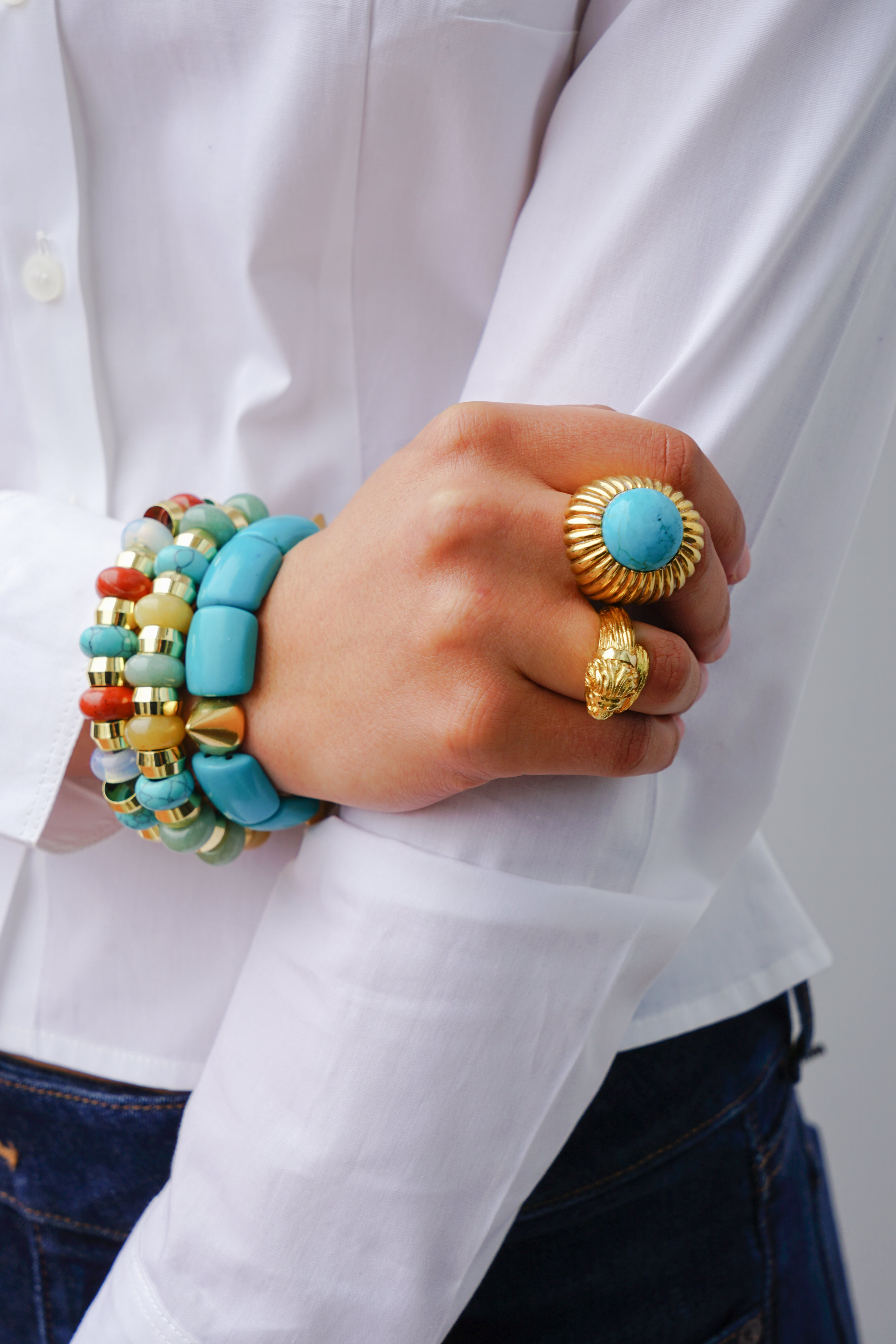 Turquoise Begum Ring
