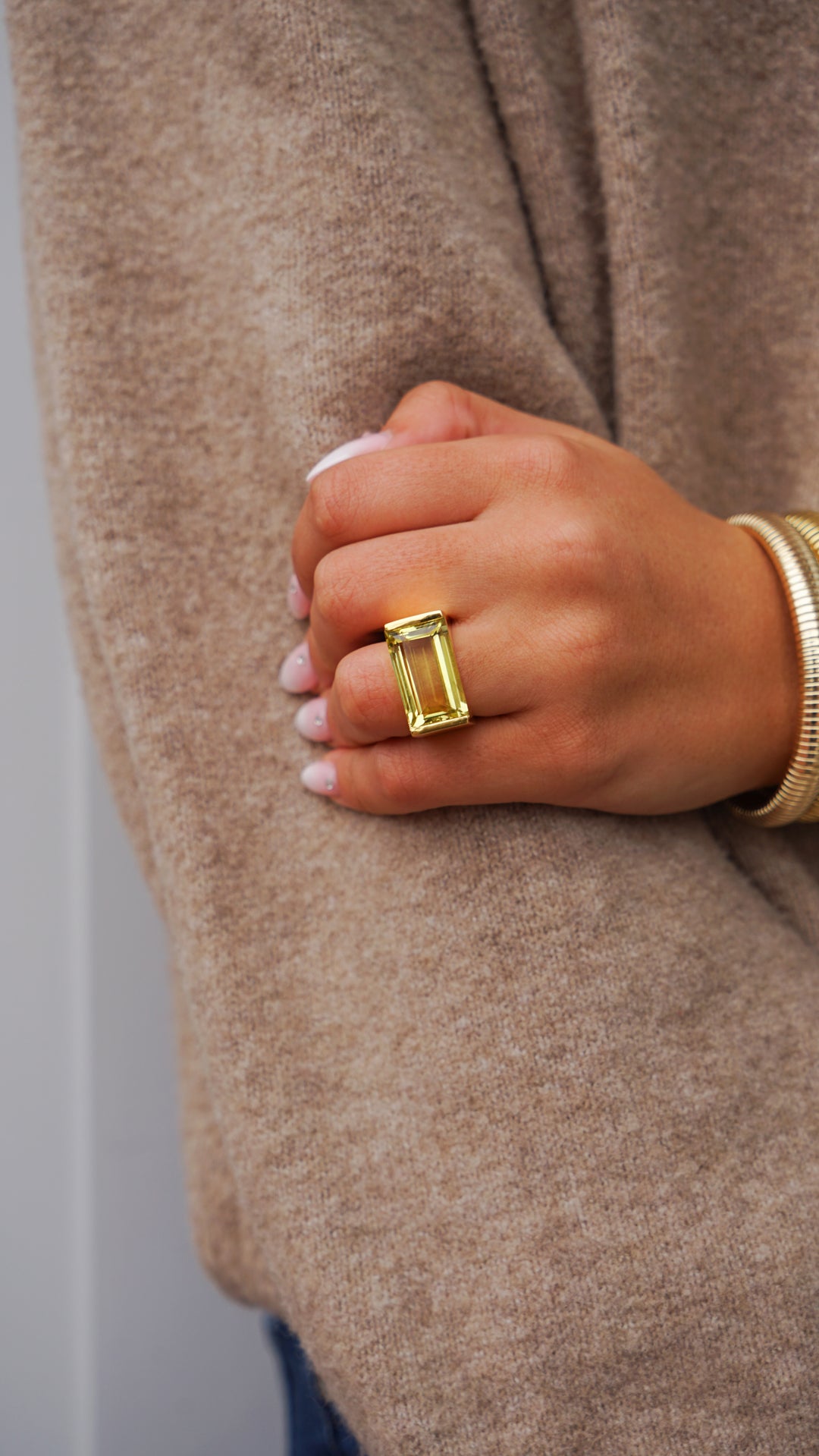 Citrine Castillo Ring