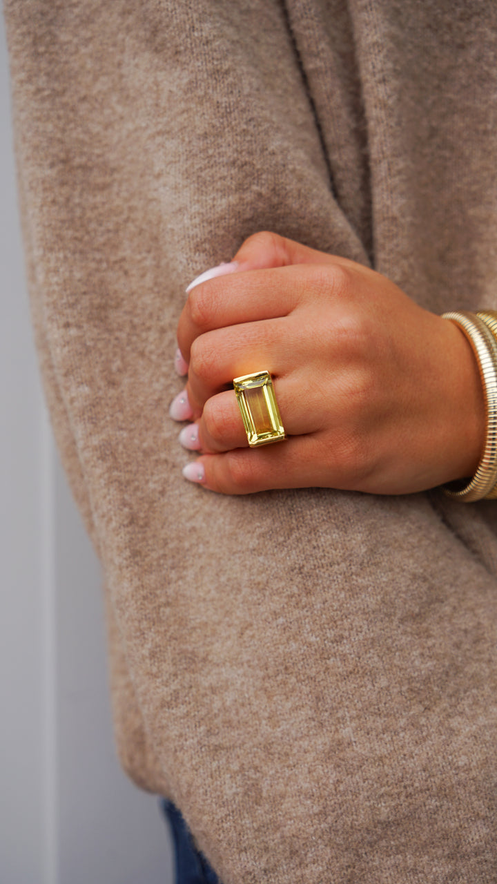 Citrine Castillo Ring