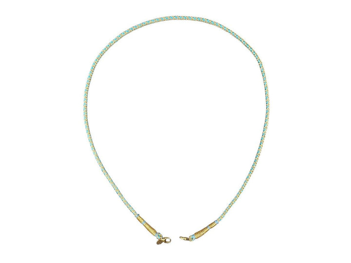 Lagoon Blue Braided Indian Cord