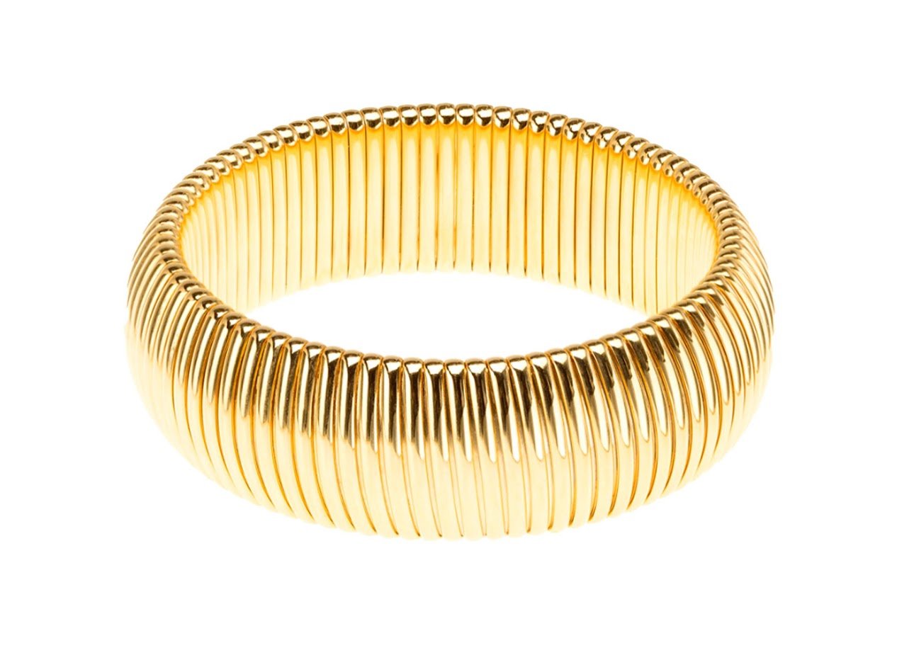 Gold Cobra Bangle .875