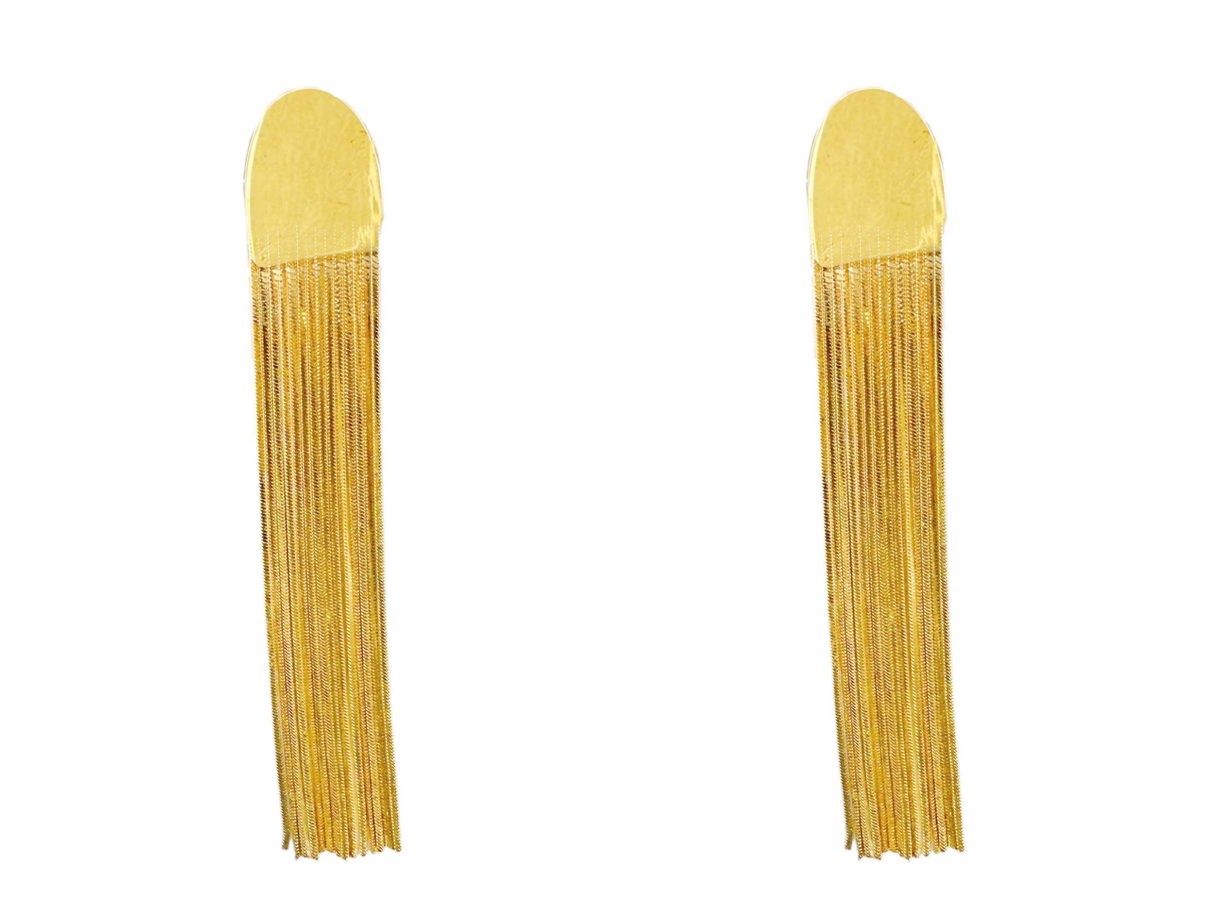 Gold Fringe Earrings