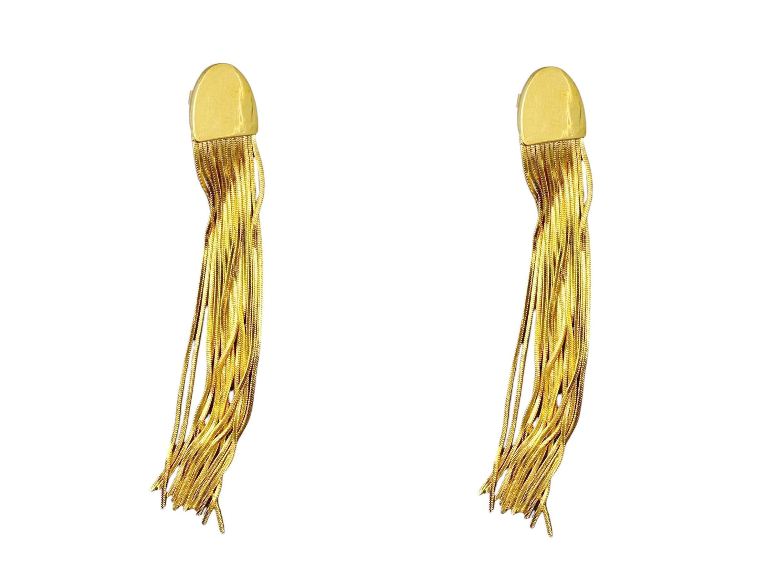 Gold Fringe Earrings