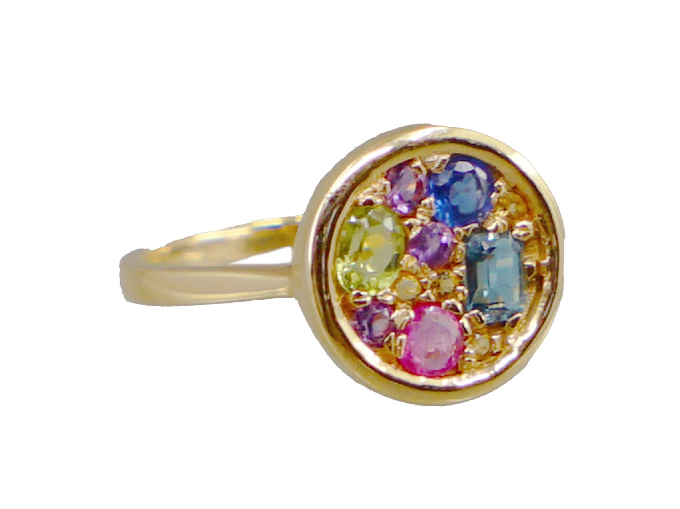 14k Confetti Ring