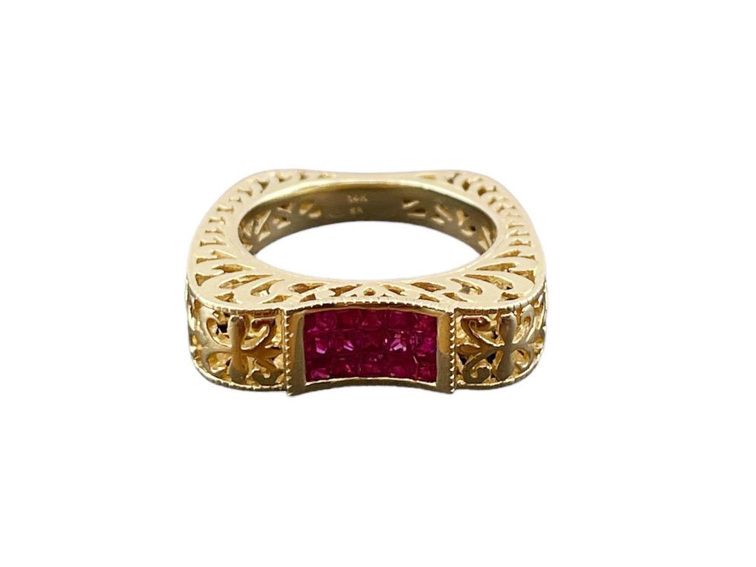 14k Mid-Century Ruby Ring