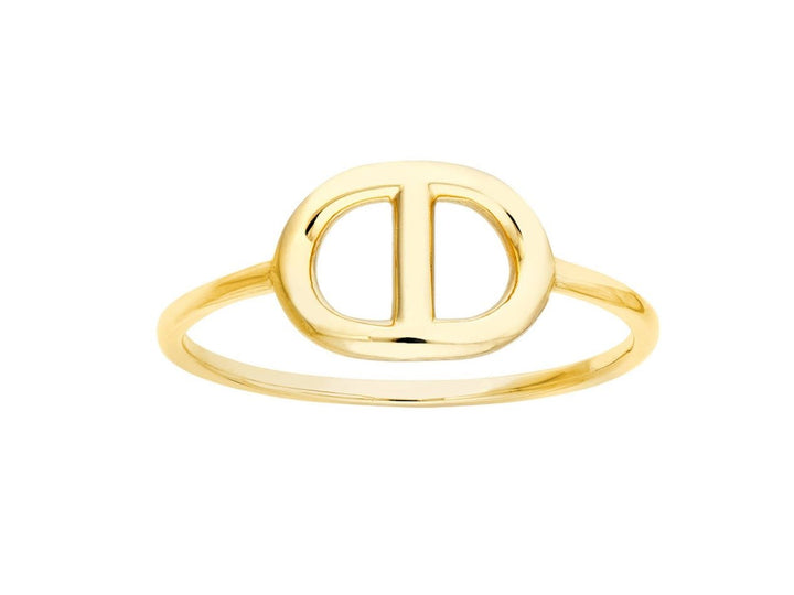 14k Puff Mariner Link Ring