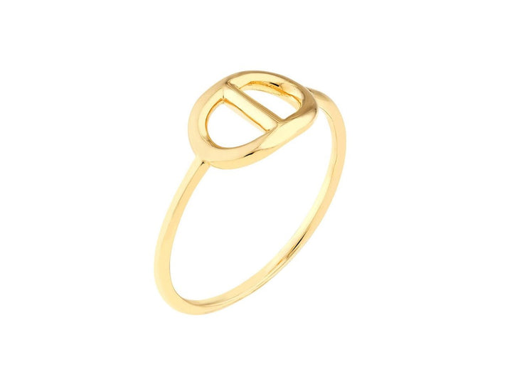 14k Puff Mariner Link Ring