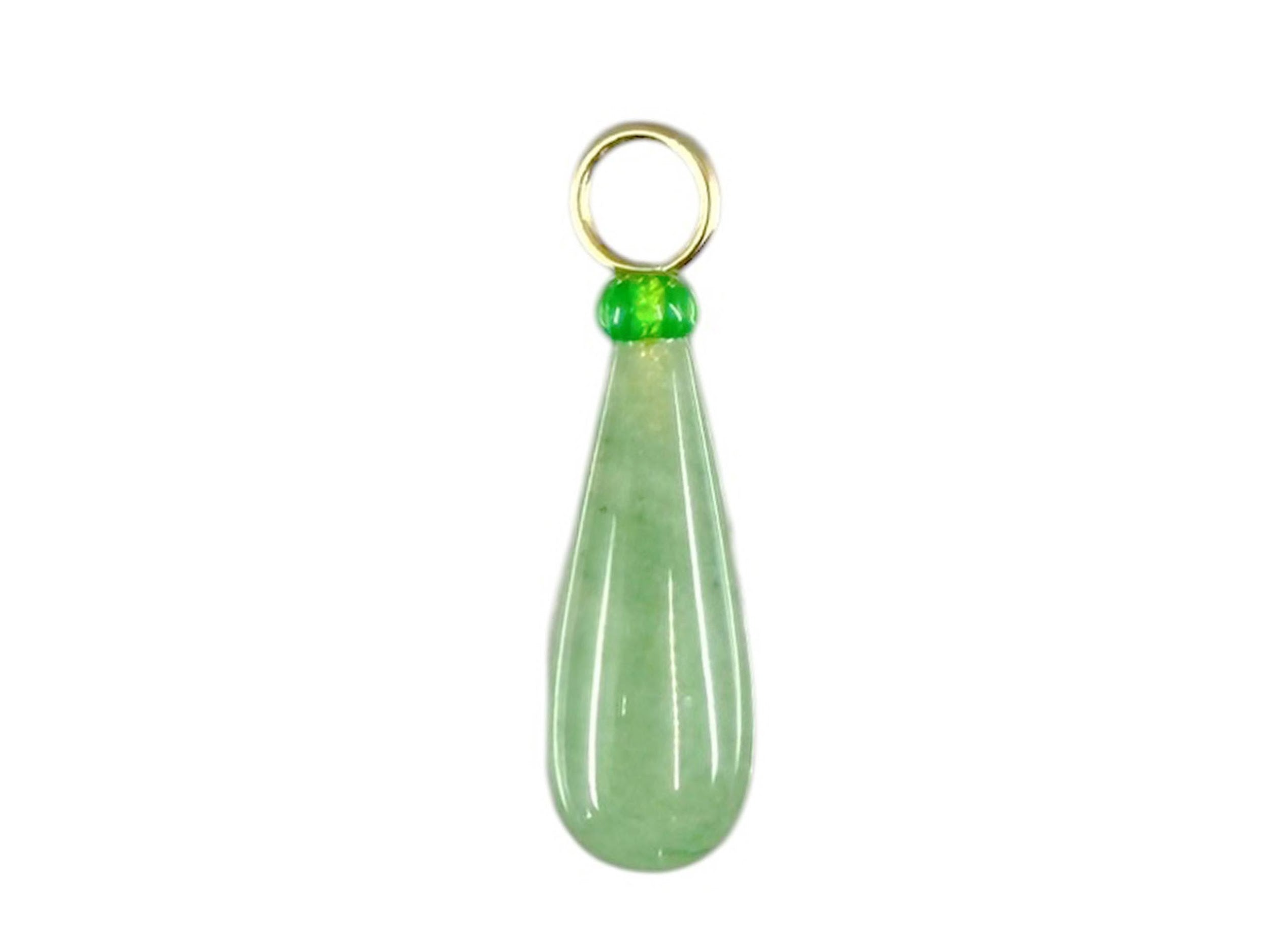 Aventurine and Opal Charm