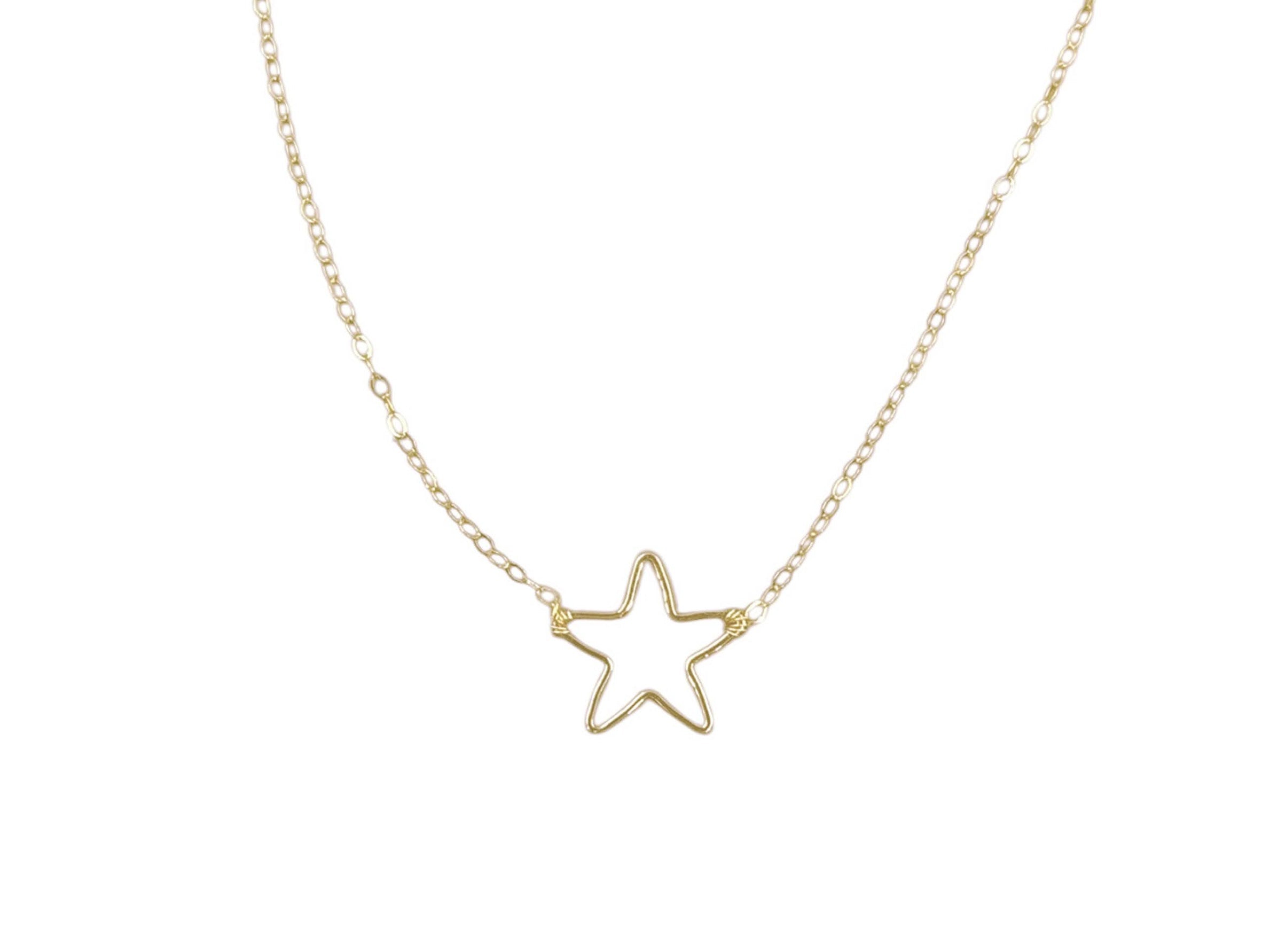 Wire-Wrapped Star Necklace