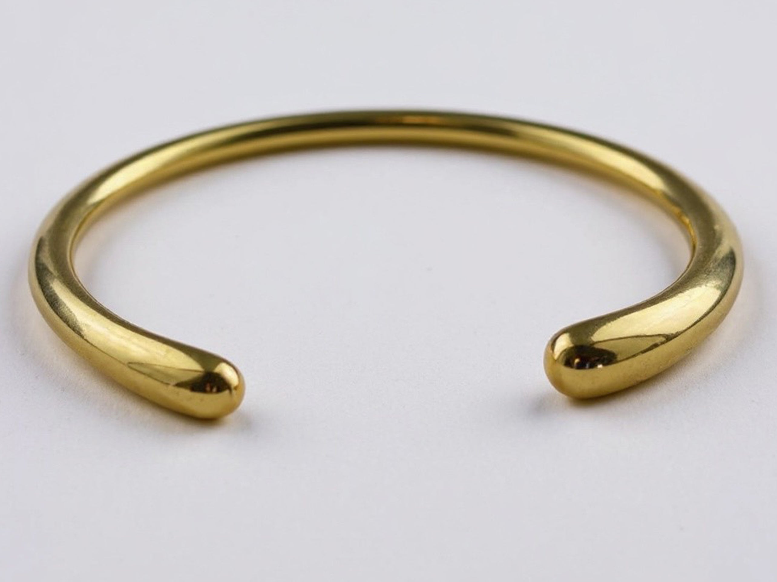 Gold Organic Curves Cuff