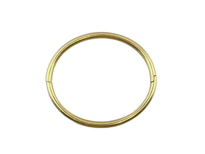 Gold Hinged Slim Bangle