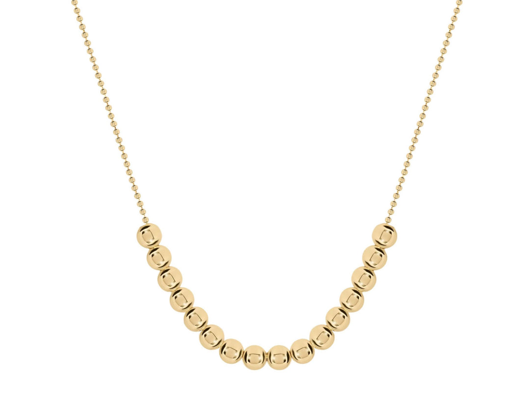 Gold Bead Necklace