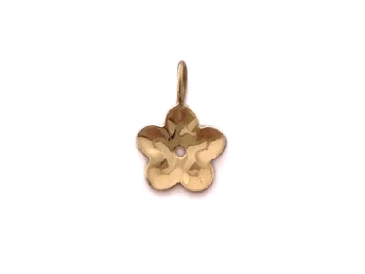 14k Sequin Daisy Charm