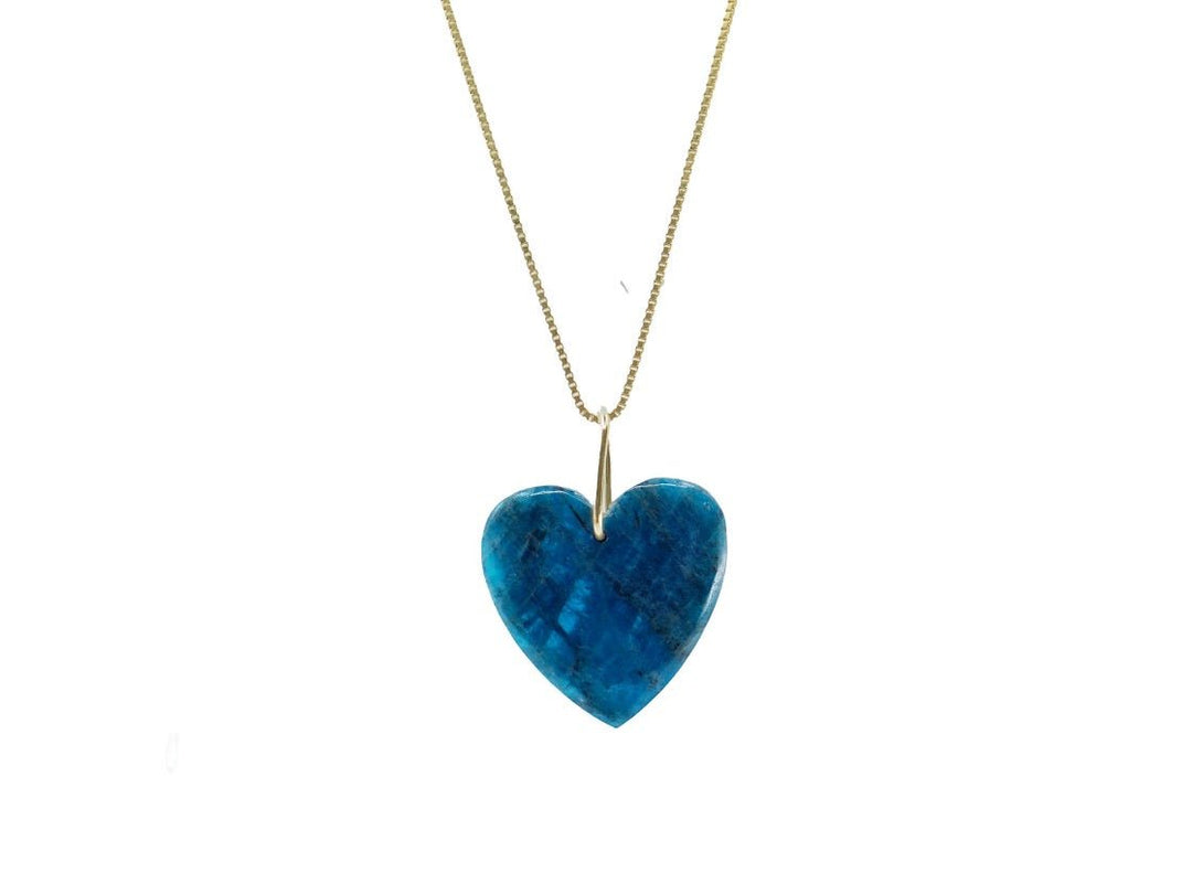 Apatite Heart Necklace