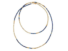 Load image into Gallery viewer, Lapis and Hematite Beaded Necklace
