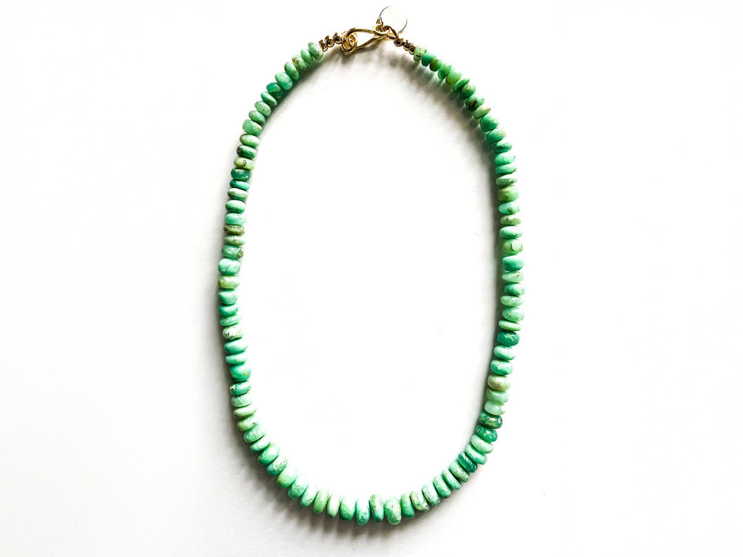 Chrysoprase Bead Necklace