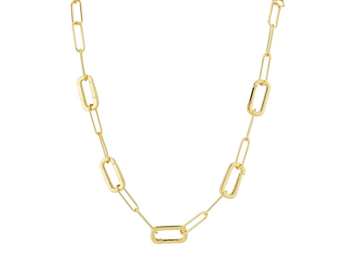 Gold Charm Link Chain
