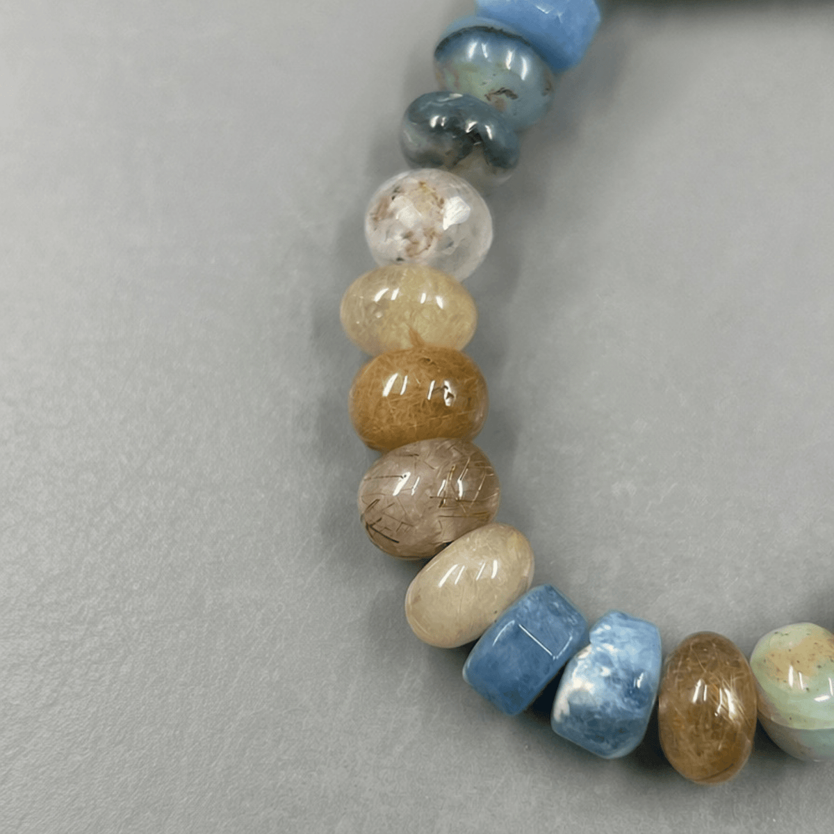 Multi Gemstone Adjustable Bracelet