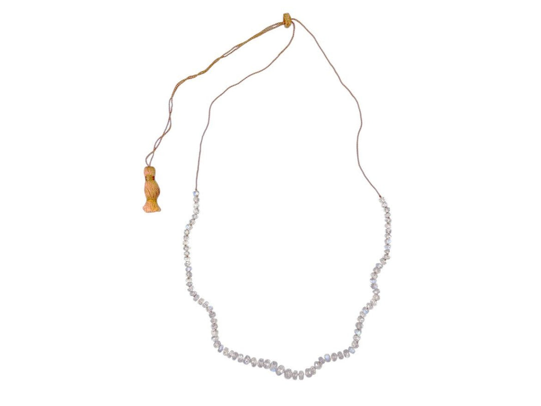 Moonstone Bead Necklace