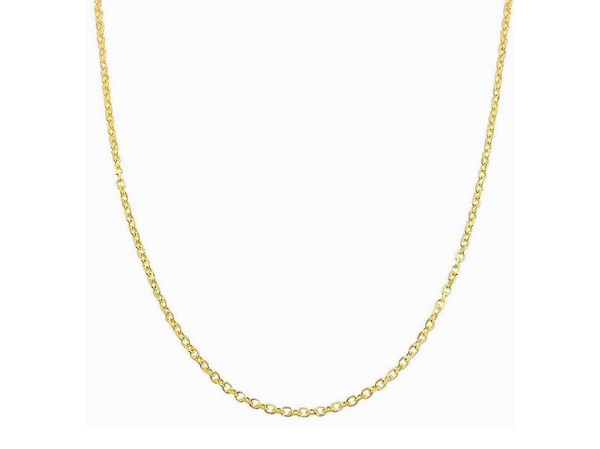 14k Diamond-Cut Cable Chain