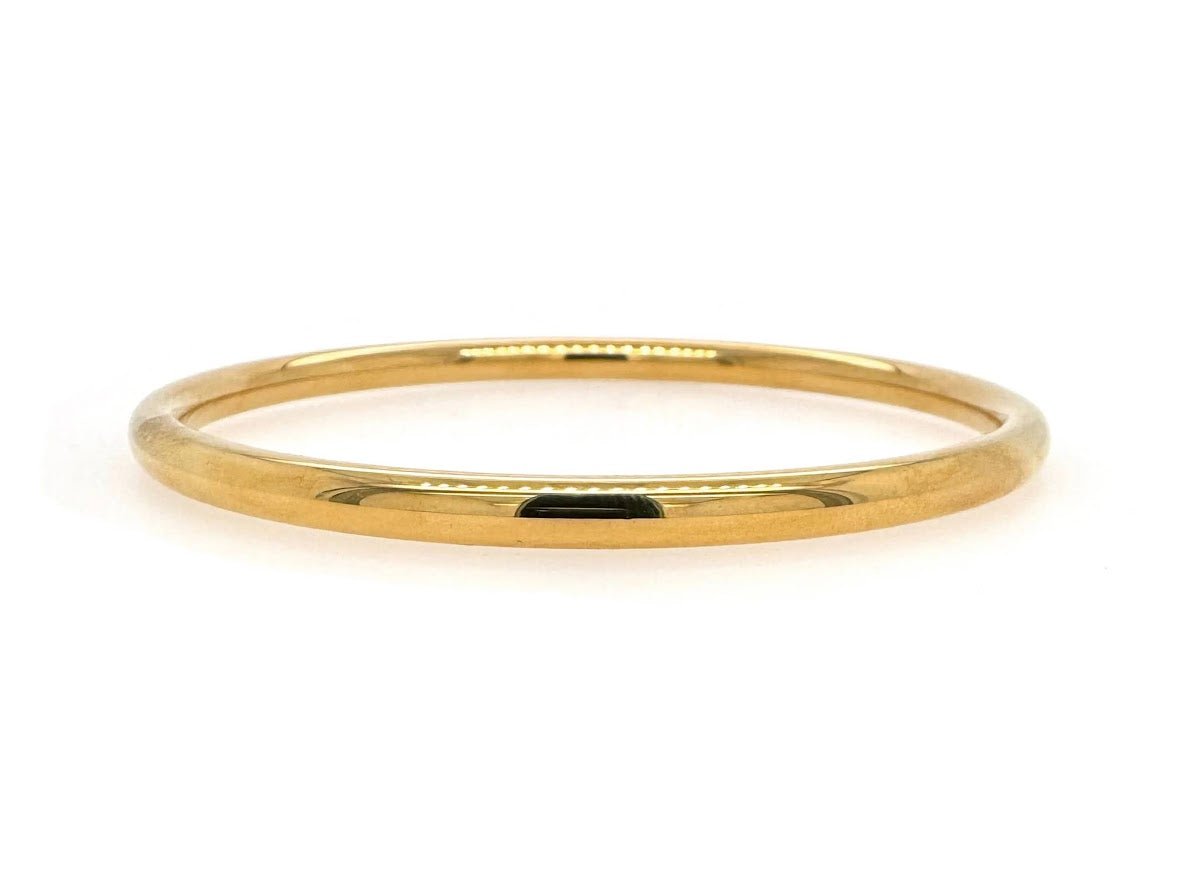 Thin Gold Bangle Bracelet