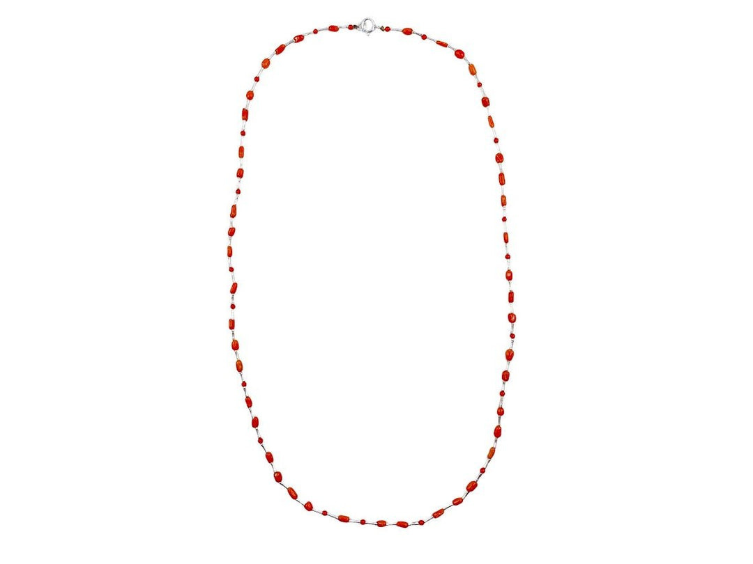 Coral Garland Necklace.