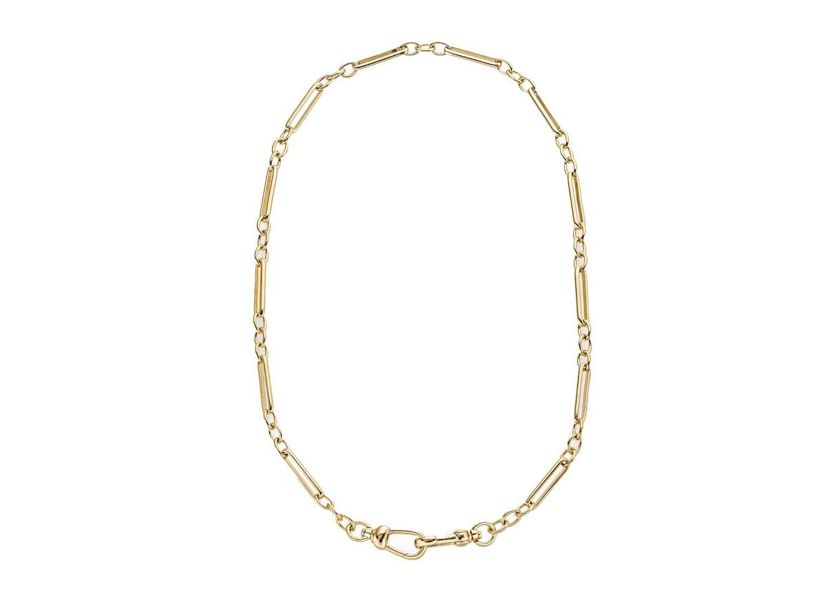 Gold Watch Chain Necklace