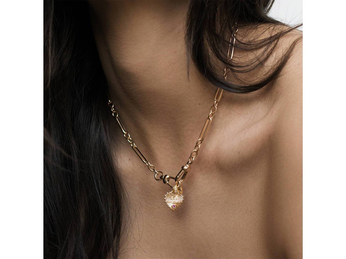 Gold Watch Chain Necklace