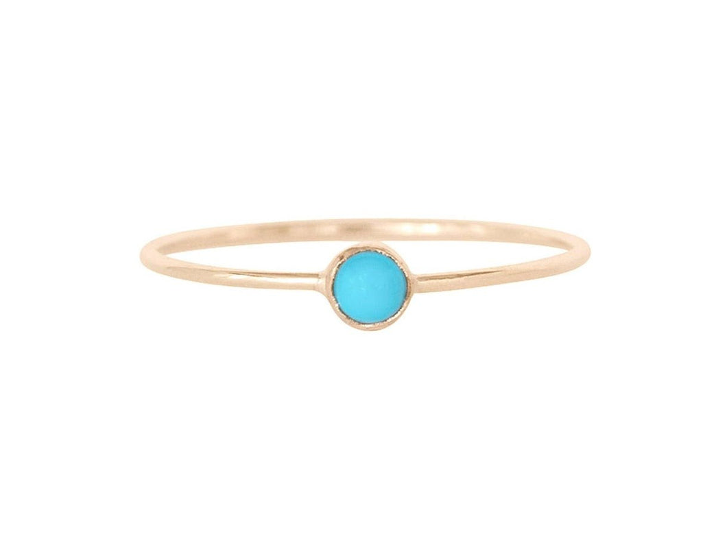 Turquoise Micro Dot Ring
