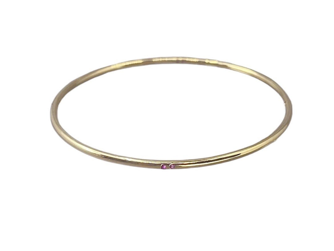 Ruby Bangle Bracelet