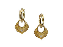 Load image into Gallery viewer, Karma Drop Earrings with Diamonds

