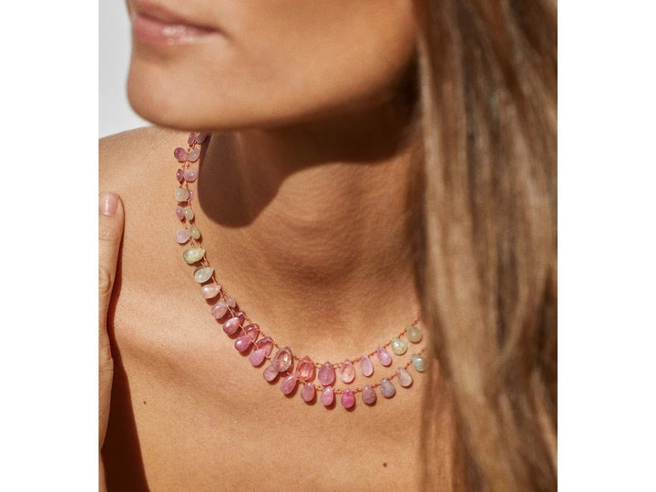 Multicolor Sapphires Necklace