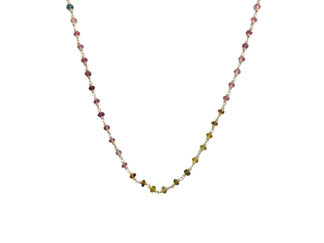 Multicolor Tourmaline Strand Necklace