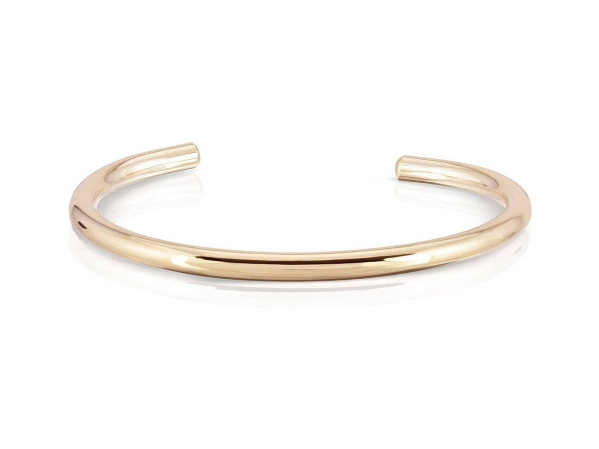 Simple Gold Round Cuff
